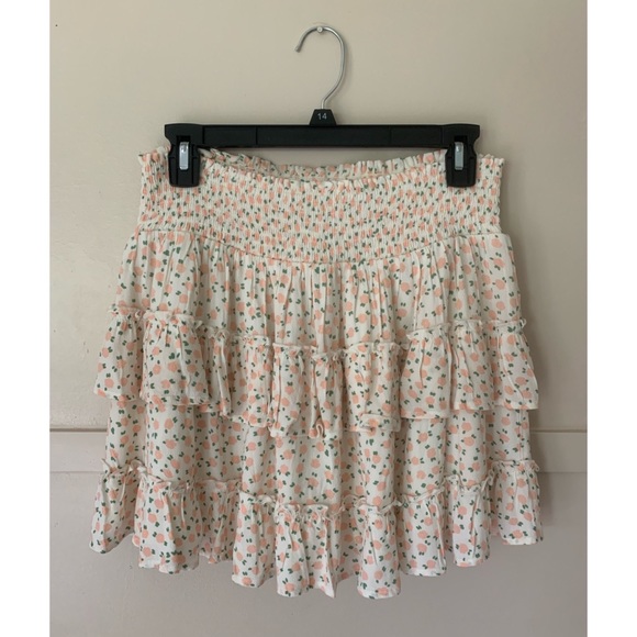aerie Dresses & Skirts - Aerie Ruffled Floral Mini Skirt